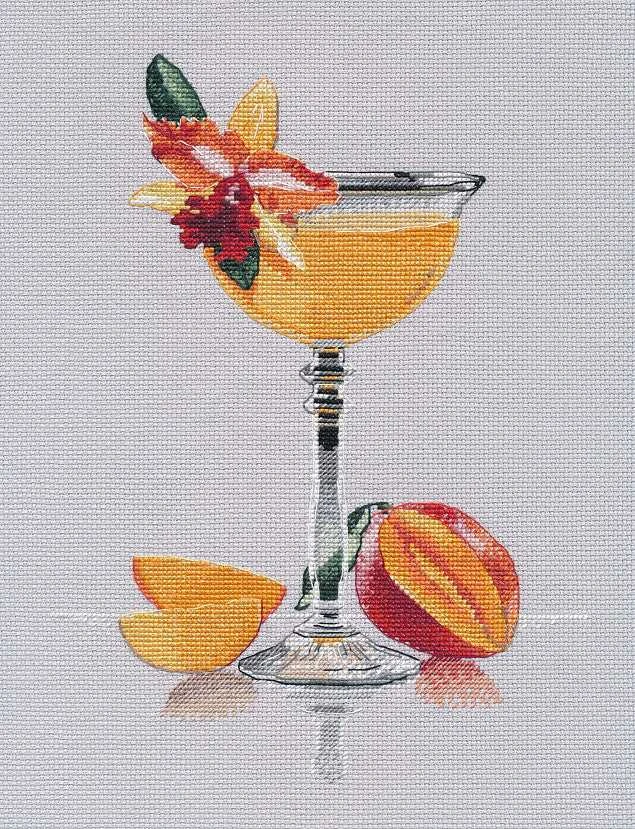 Oven Beldizart Kryželio siuvinėjimo rinkinys "Karšti tropikai" 18x24 cm S1658