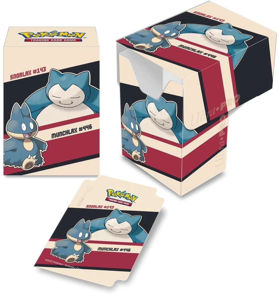 Ultra Pro - Pokemonų kortų dėžutė - Snorlax ir Munchlax