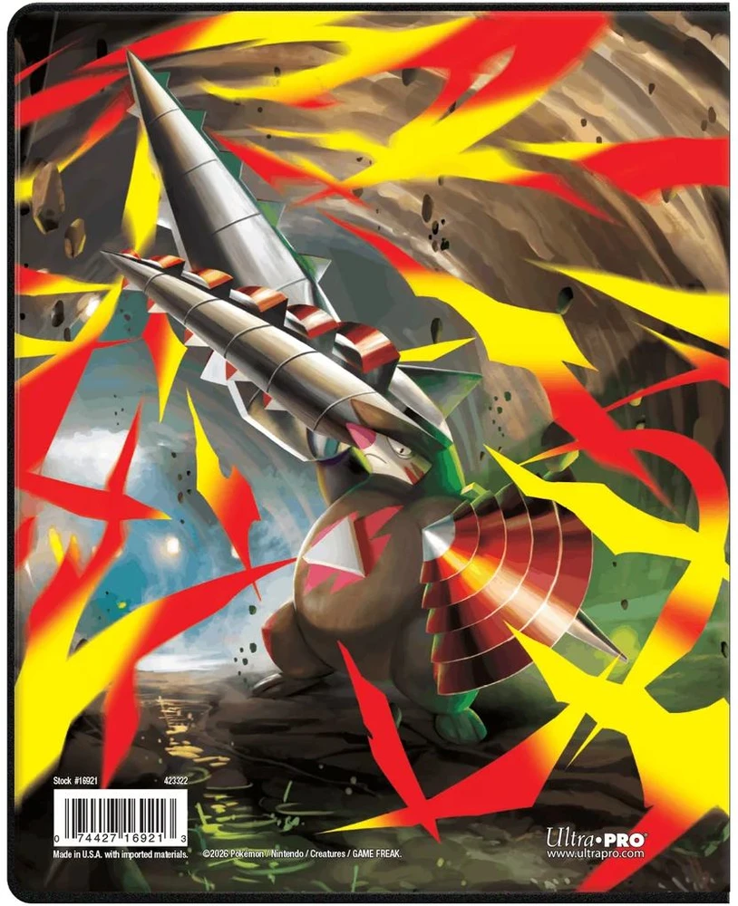 Ultra Pro UP - Mega Evolutions - Pitch Juodas 4-Pocket Portfolio