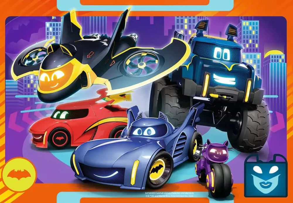 Ravensburger Dėlionė 2x24 vnt. - Batwheels
