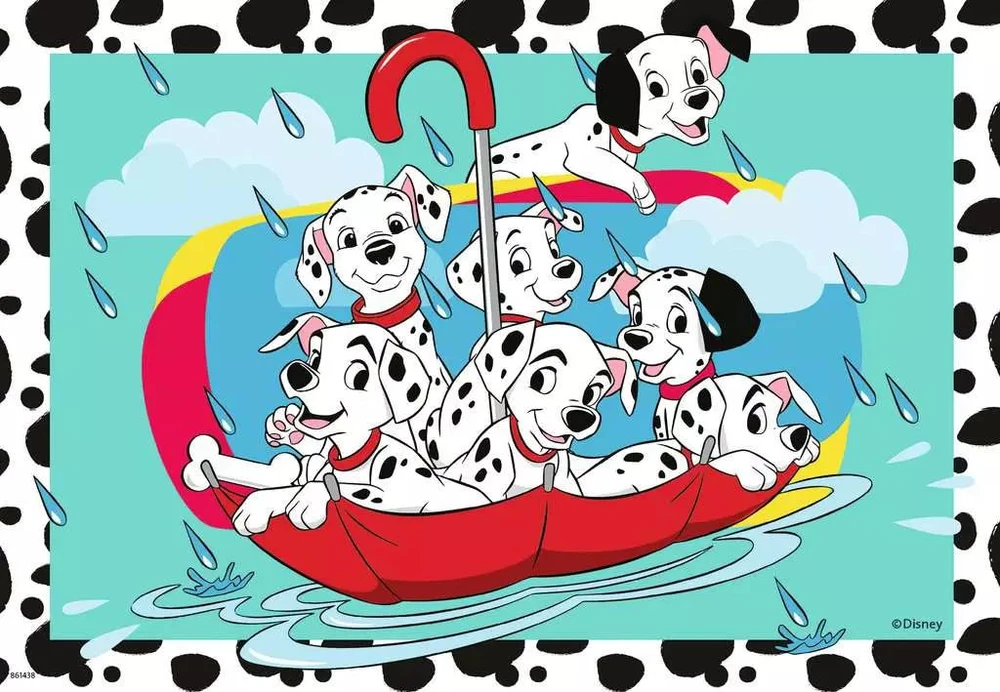 Ravensburger Dėlionė 2x24 vnt. - Disney šunys