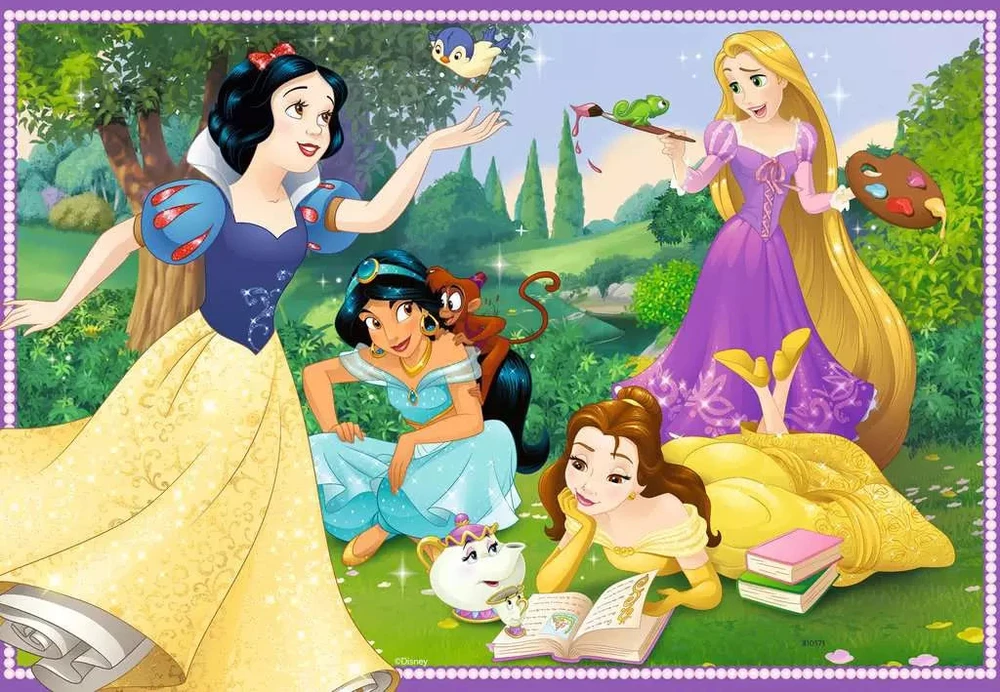 Ravensburger Dėlionė 2x12 vnt. - "Disney" princesė