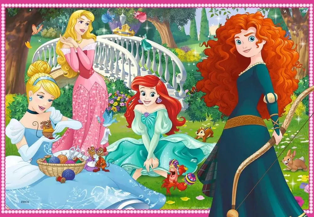 Ravensburger Dėlionė 2x12 vnt. - "Disney" princesė