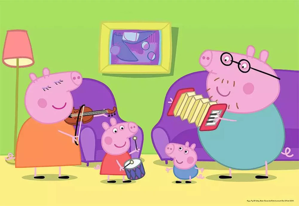 Ravensburger Dėlionė 2x12 vnt. - Pepa Pig