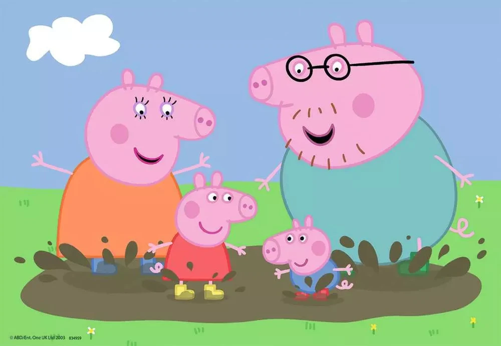 Ravensburger Dėlionė 2x24 vnt. - Peppa Pig