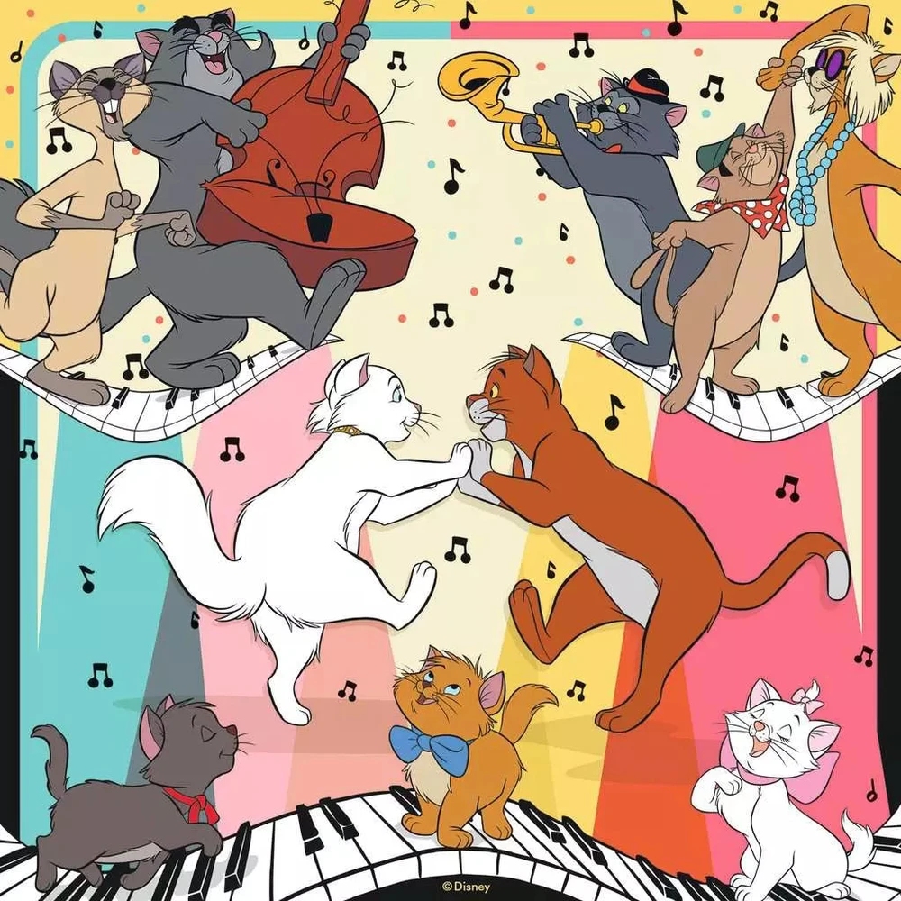 Ravensburger Dėlionė 3x49 vnt. - Disney personažai