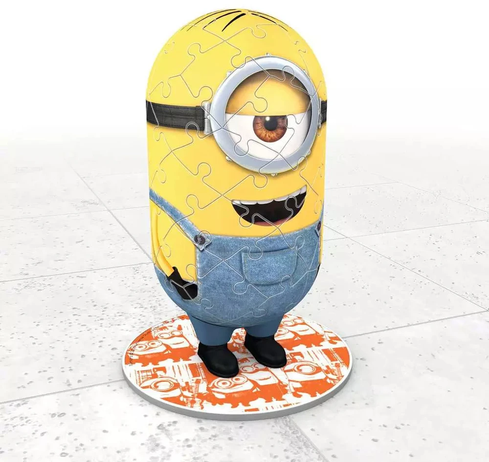 RAVENSBURGER dėlionė Minions 3D 54 detalės, 114023