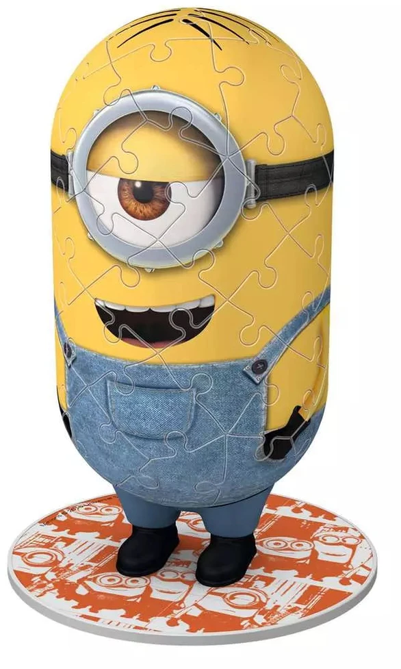 RAVENSBURGER dėlionė Minions 3D 54 detalės, 114023