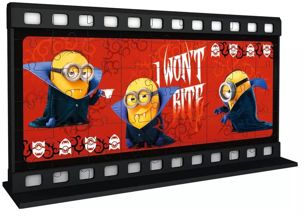 Ravensburger 3D dėlionė-kino juosta „Pimpačiukai vampyrai“, 108 det., nuo 8 m.