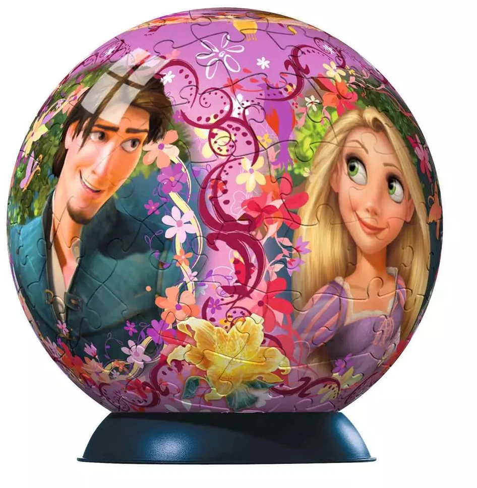 Ravensburger 3D dėlionė-rutulys „Disney Auksaplaukė“, 108 det., nuo 7 m.