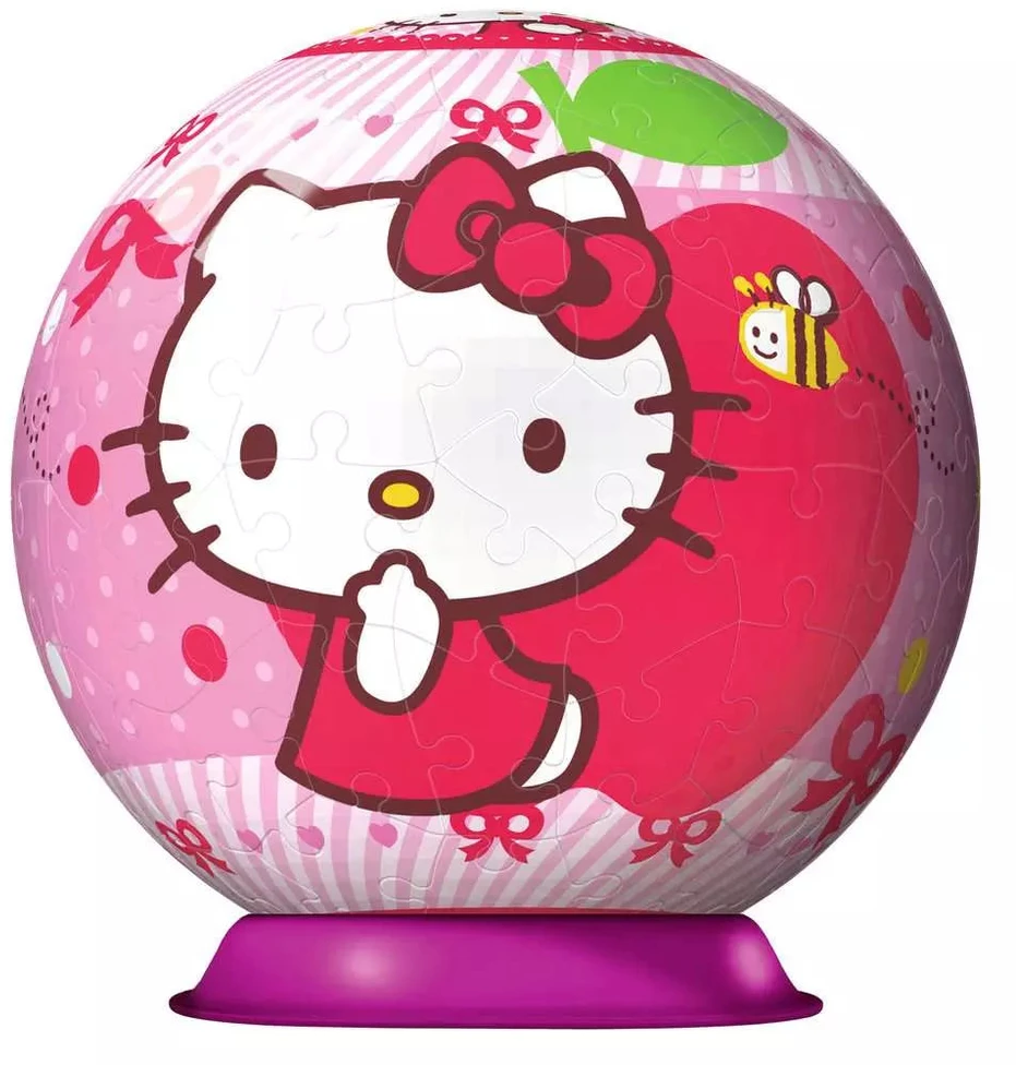 Ravensburger 3D dėlionė-rutulys „Hello Kitty“, 108 det., nuo 7 m.