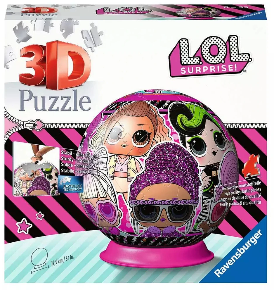L.O.L Surprise RAVENSBURGER dėlionė LOL staigmena!, 72d., 11162