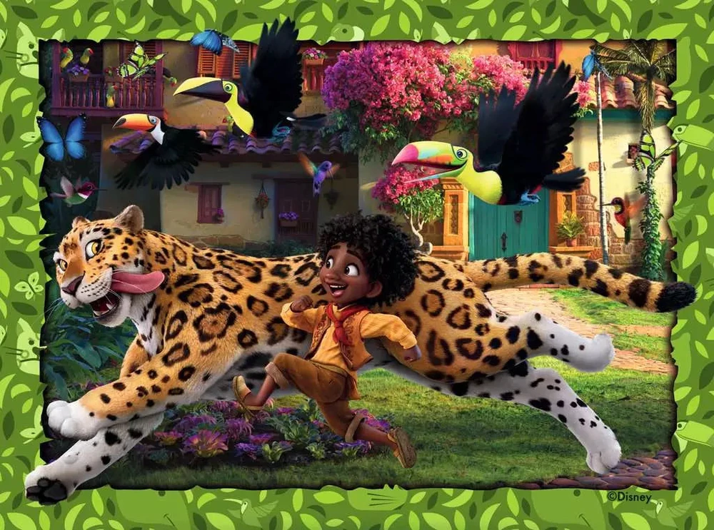 Ravensburger 4 dėlionės „Disney Užkerėti“, 12–24 det., nuo 3 m.