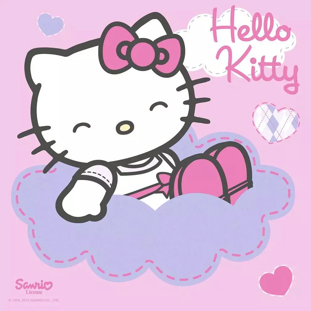 Ravensburger 4 dėlionės lagaminėlyje „Hello Kitty“, 25–36 det., nuo 3 m.