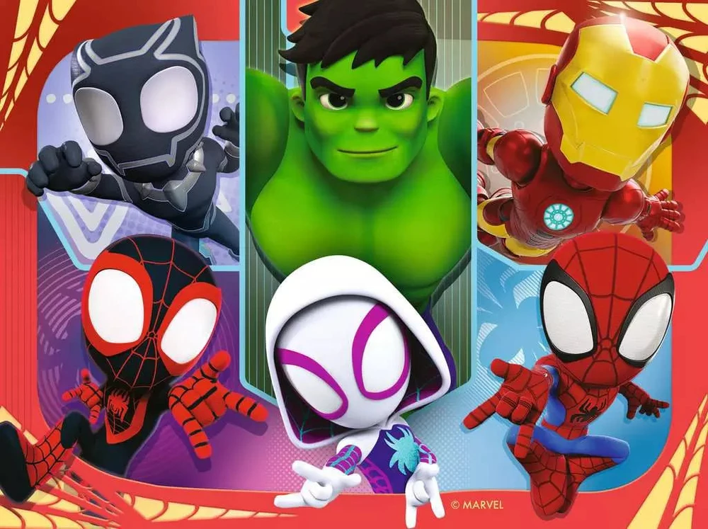 Ravensburger Dėlionė 72 vnt. - Spidey ir jo nuostabūs draugai