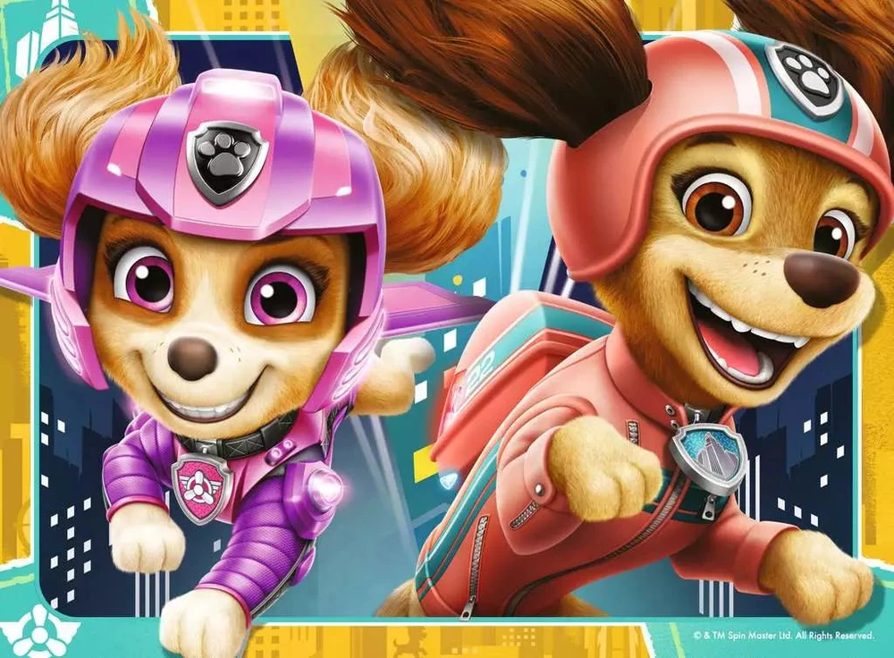Ravensburger "4 viename" Dėlionė 12, 16, 20, 24 vnt. - Šunyčiai patruliai (PAW Patrol)