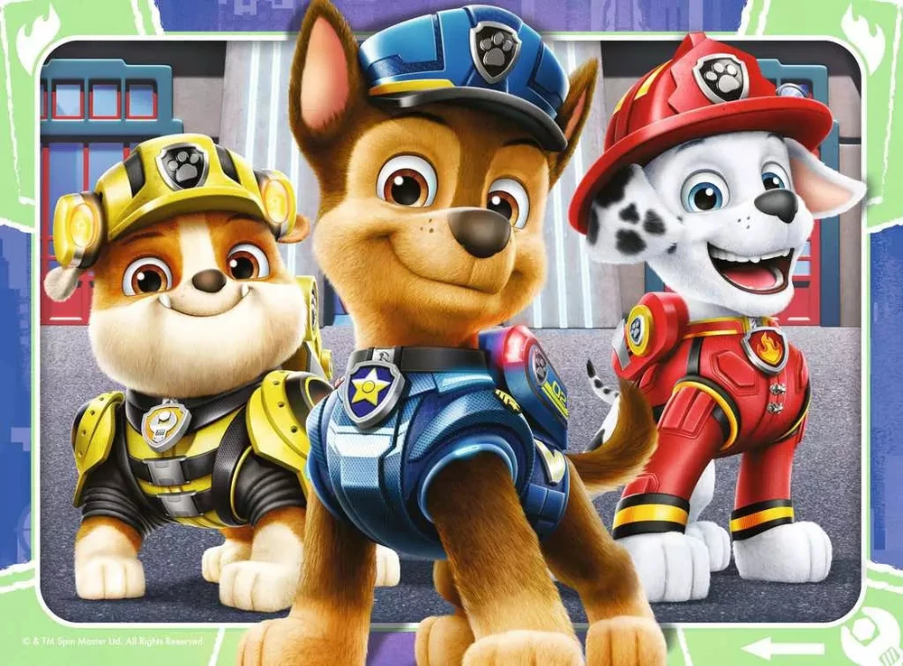 Ravensburger "4 viename" Dėlionė 12, 16, 20, 24 vnt. - Šunyčiai patruliai (PAW Patrol)