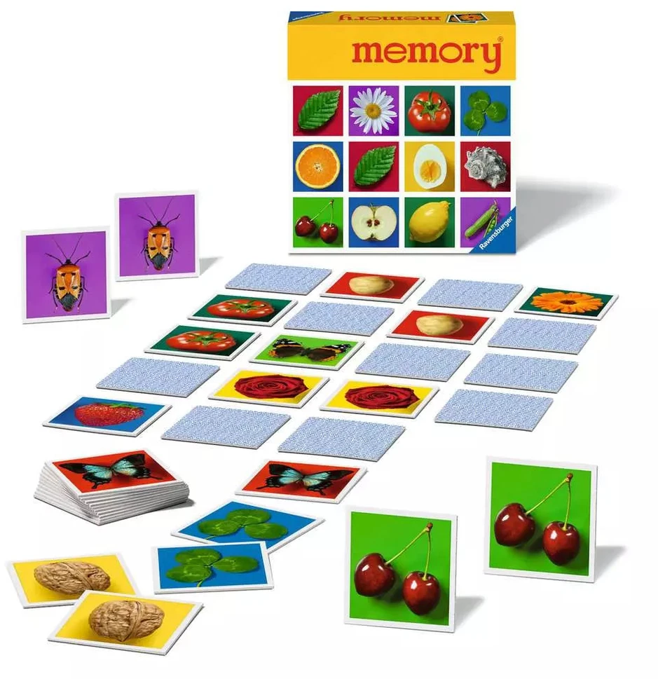 Ravensburger atminties žaidimas „Classic memory®“, 2–8 žaid., nuo 4 m.