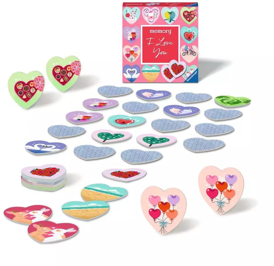 Ravensburger atminties žaidimas „Moments memory® I Love You“