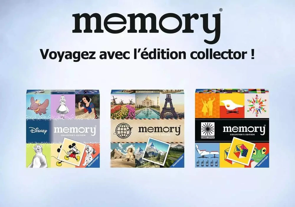 Ravensburger atminties žaidimas „Travel Collector's memory®“, nuo 4 m.