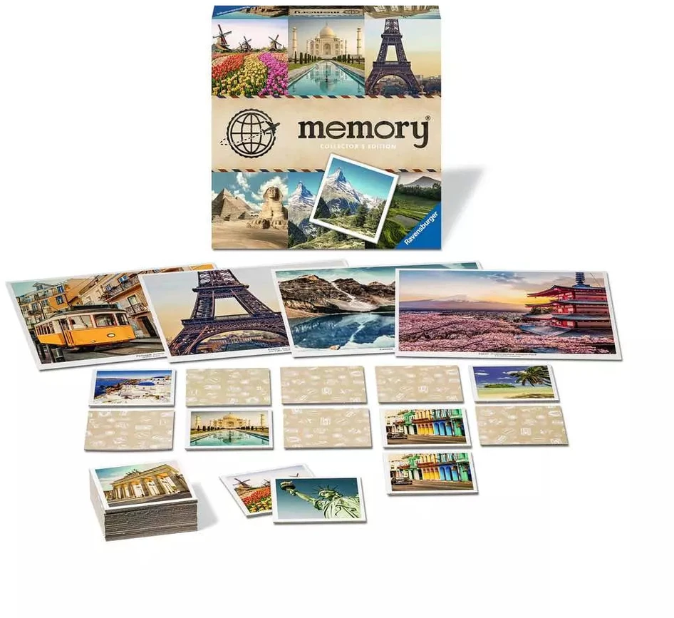 Ravensburger atminties žaidimas „Travel Collector's memory®“, nuo 4 m.