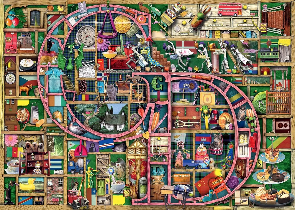 Ravensburger dėlionė „Colin Thompson. Nuostabioji abėcėlė C ir D“, 1000 det.