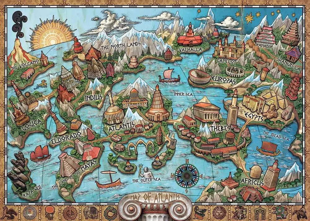 Ravensburger dėlionė „Delfinų lobis“, 1500 det.