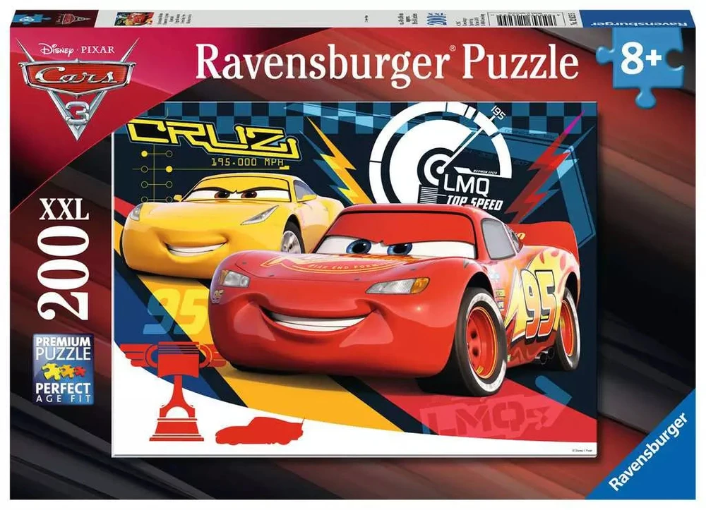 Ravensburger "XXL" Dėlionė 200 vnt. - Ratai (Cars)