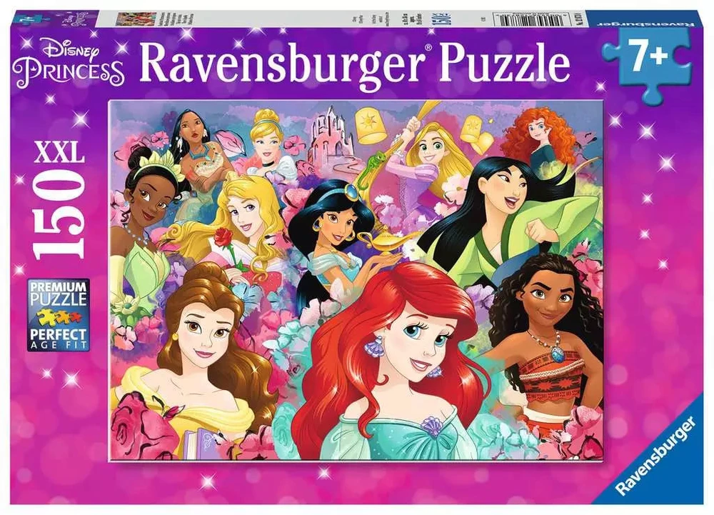 Ravensburger dėlionė „Disney princesių svajonės“, 150 XXL det., nuo 7 m.