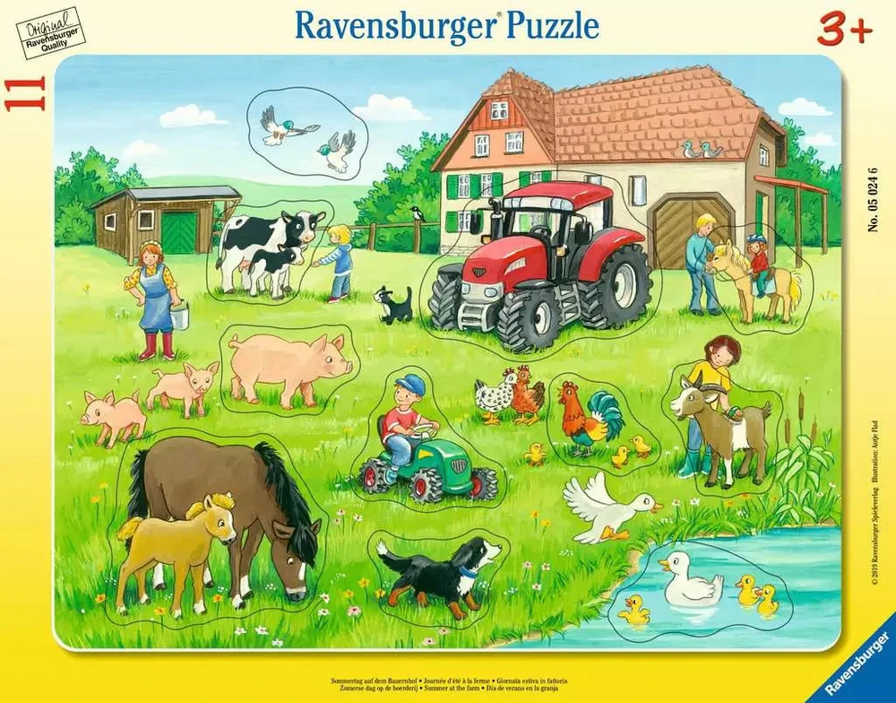 Ravensburger Dėlionė 11 vnt. - Ferma