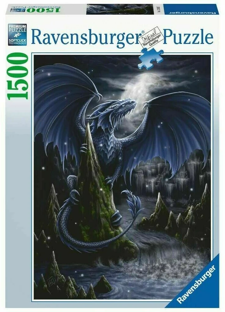 Ravensburger "2D" Dėlionė 1500 vnt. - Juodasis drakonas