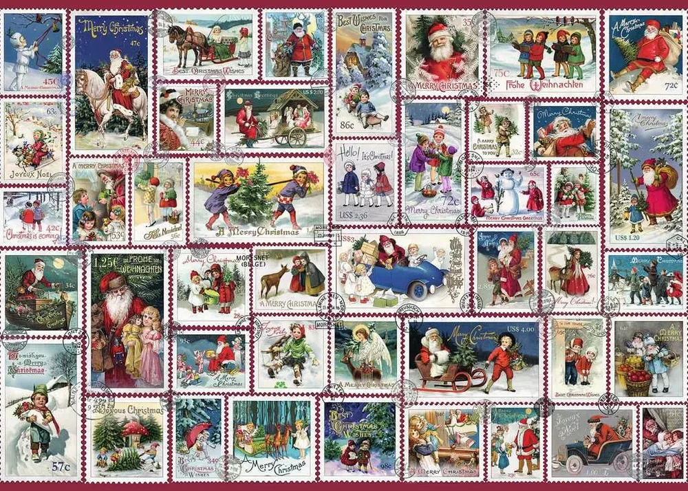 Ravensburger dėlionė „Kalėdiniai linkėjimai“, 1000 det.