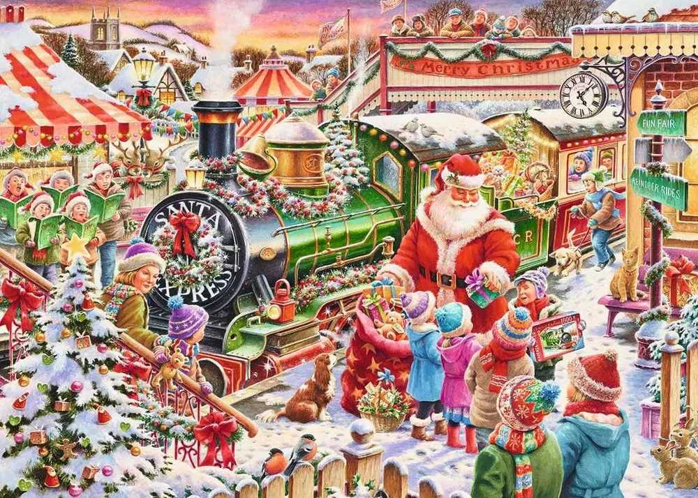 Ravensburger dėlionė „Kalėdos“, 1000 det.