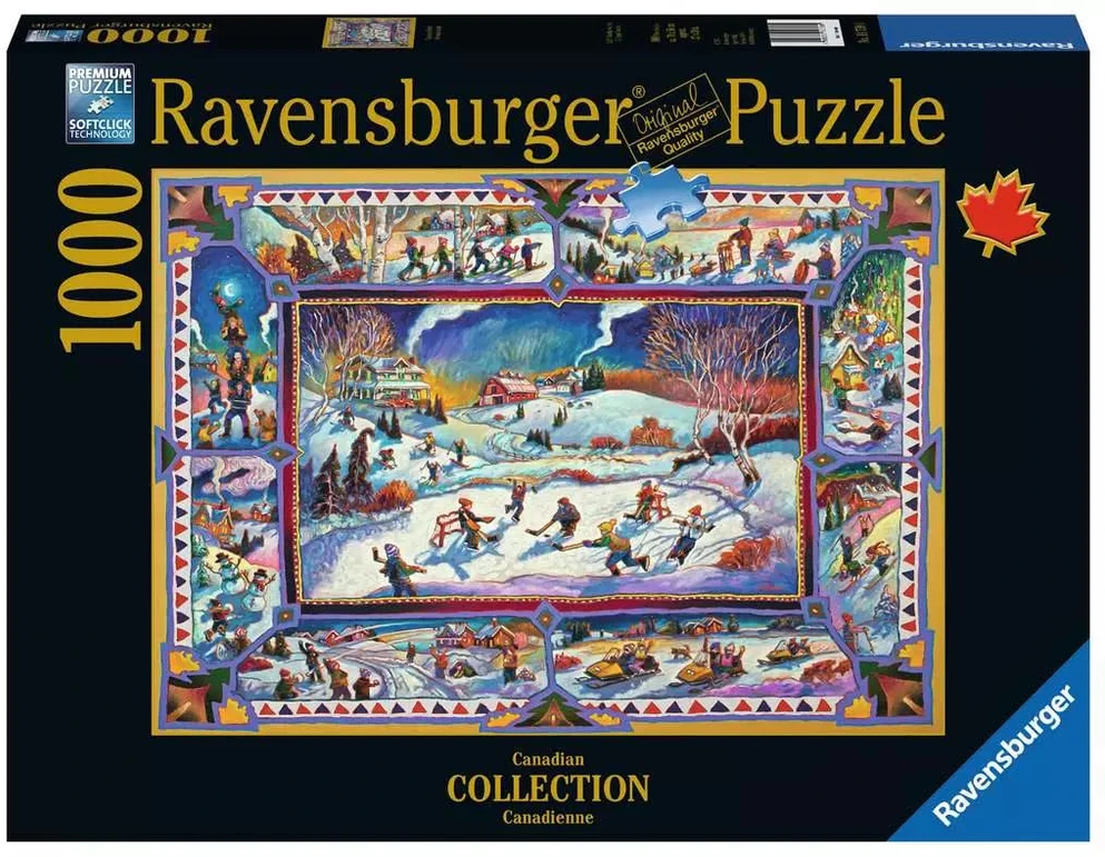Ravensburger "2D" Dėlionė 1000 vnt. - Kanados žiema