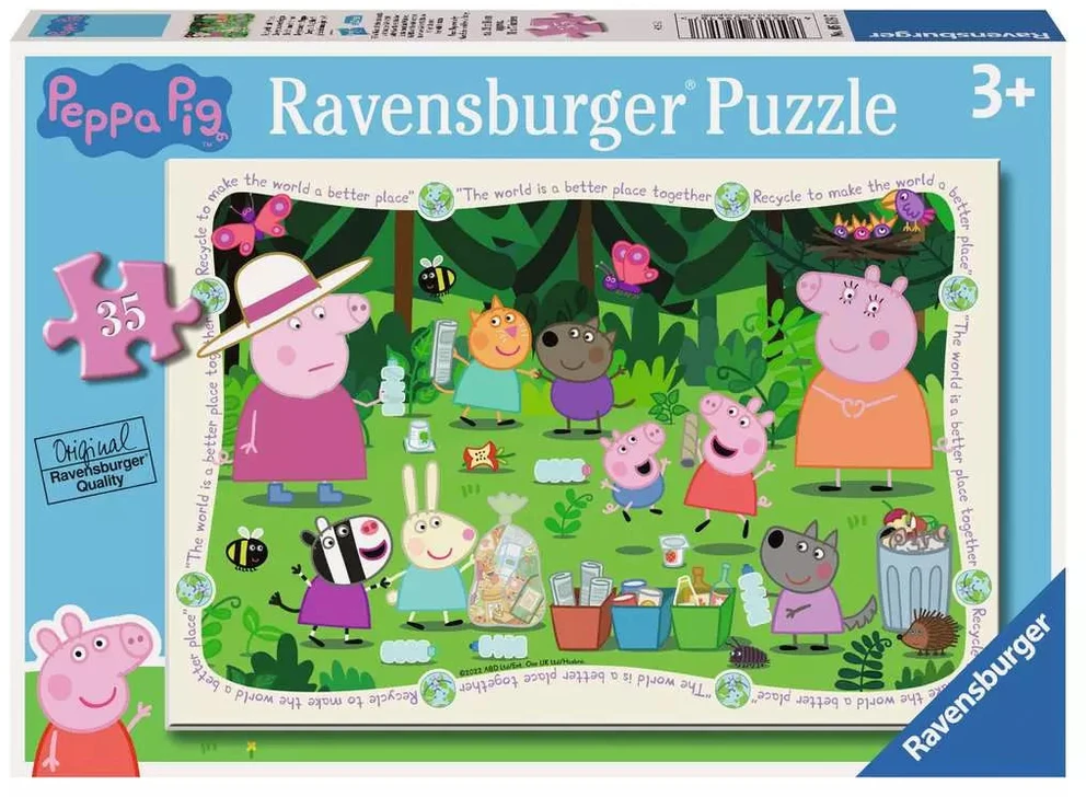 Ravensburger Dėlionė 35 vnt. - Kiaulytė Peppa