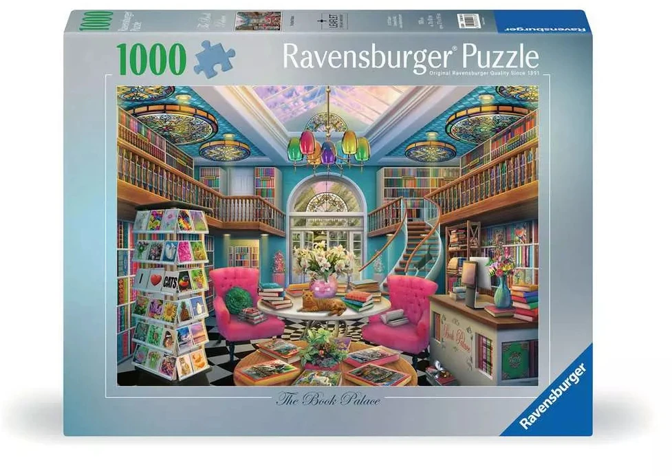 Ravensburger Dėlionė 1000 vnt. - Knygų rūmai