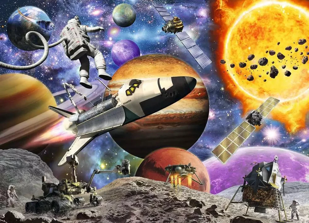 Ravensburger Dėlionė 60 vnt. - Kosmoso užkariavimas