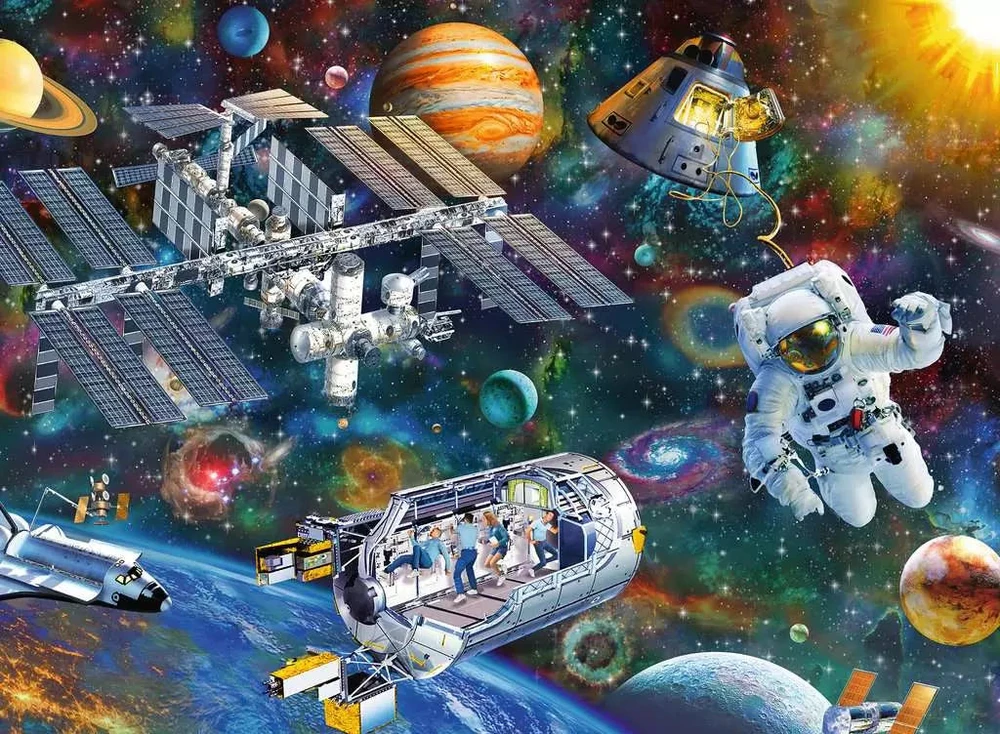 Ravensburger Dėlionė 200 vnt. - Kosmoso ekspedicija