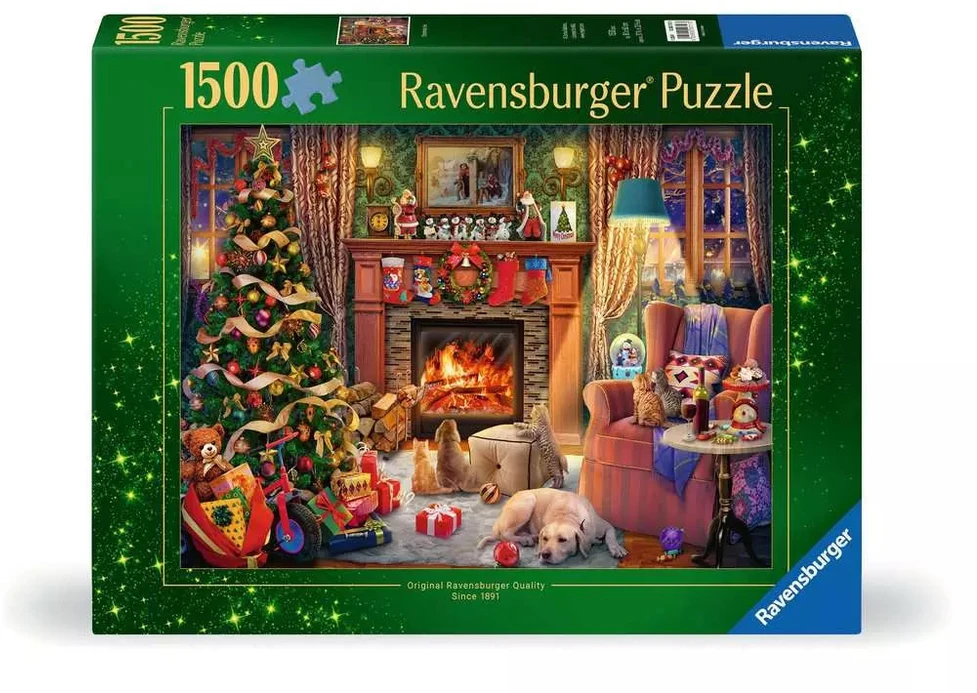 Ravensburger dėlionė „Kūčių vakaras“, 1500 det.