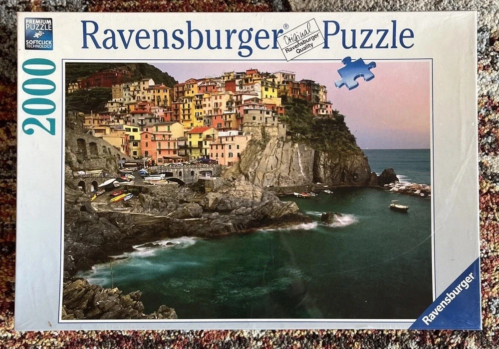 Ravensburger dėlionė „Manarola, Cinque Terre“, 2000 det.