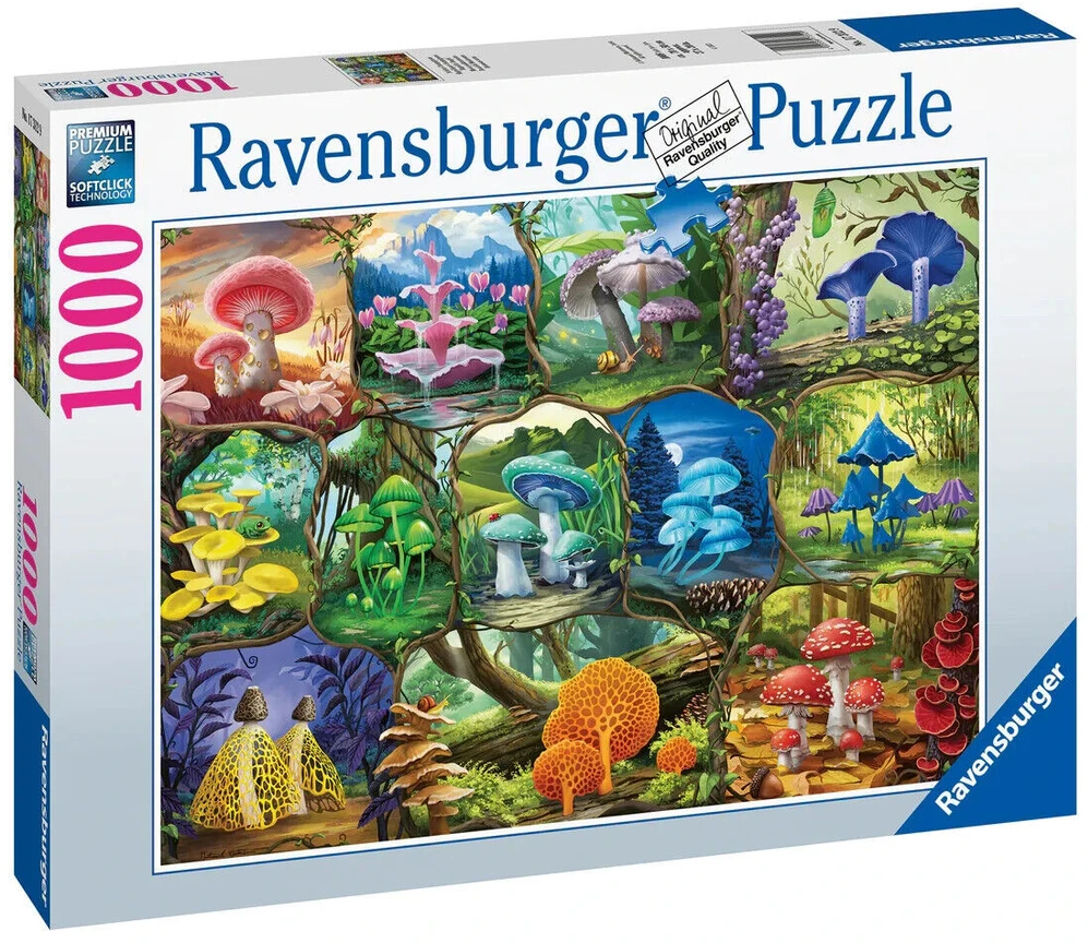 Ravensburger dėlionė „Nuostabūs grybai“, 1000 det.