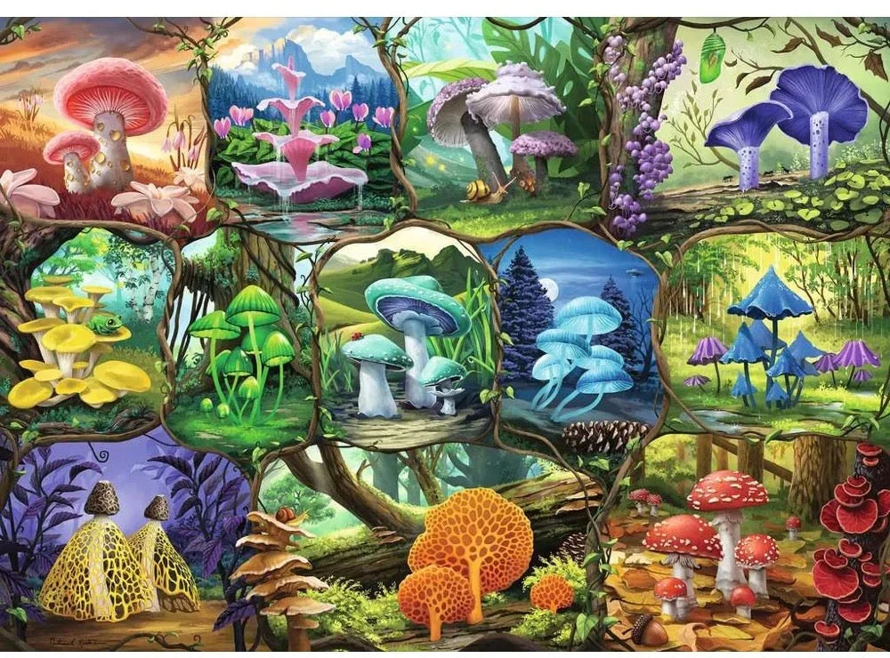 Ravensburger dėlionė „Nuostabūs grybai“, 1000 det.
