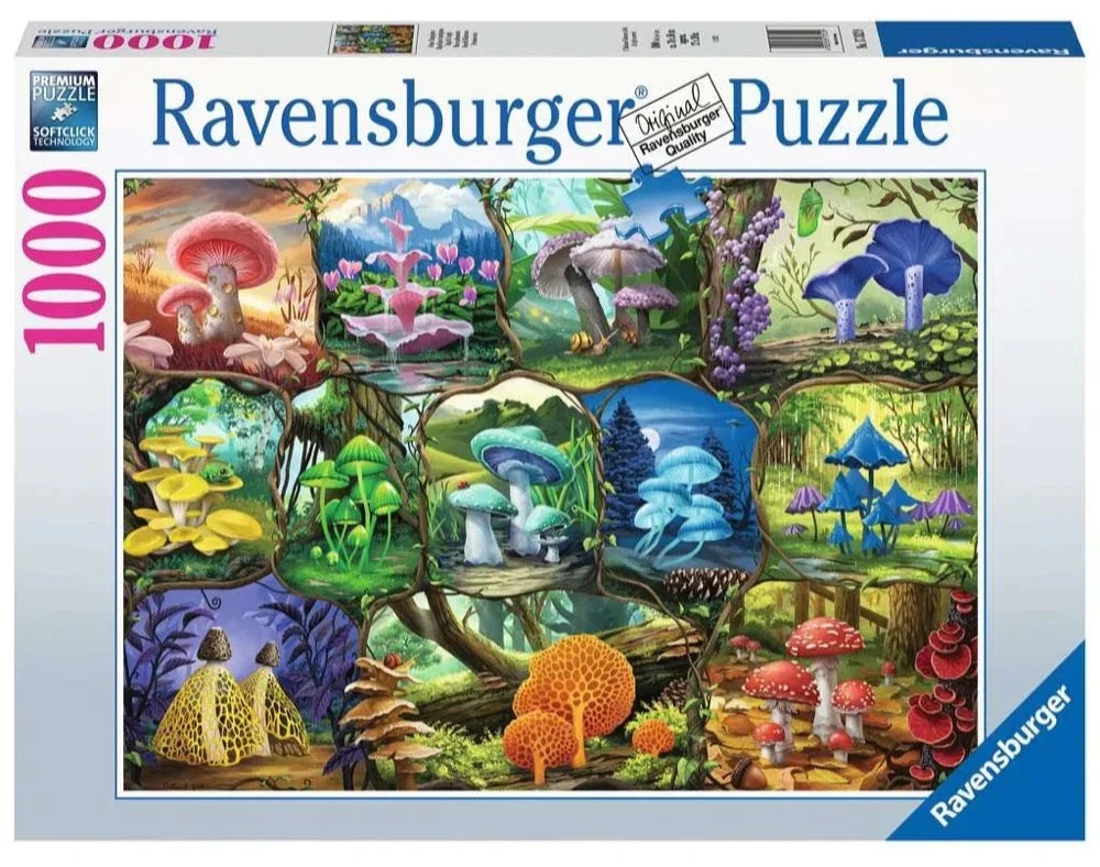 Ravensburger dėlionė „Nuostabūs grybai“, 1000 det.