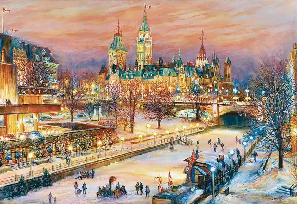 Ravensburger dėlionė „Otavos žiemos festivalis“, 1000 det.