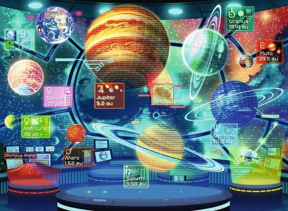 Ravensburger Dėlionė 300 vnt. - Holograminės planetos