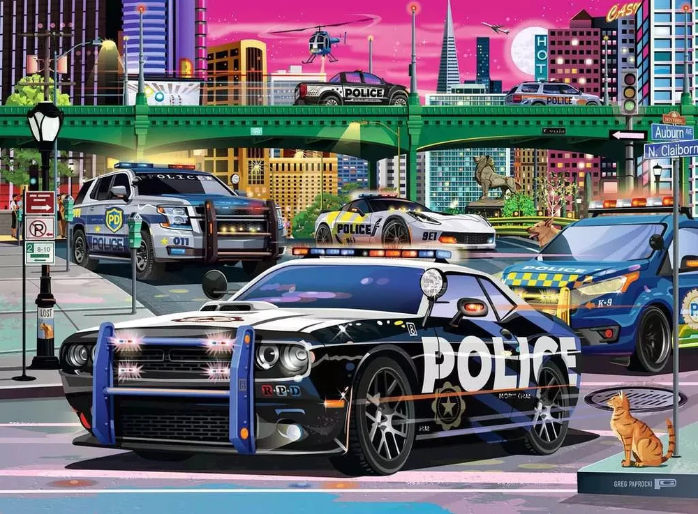 Ravensburger Dėlionė 150 vnt. - Policija