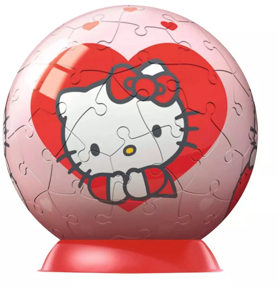 Ravensburger dėlionė + puzzleball® „Hello Kitty“, 100 + 60 det., nuo 7 m.