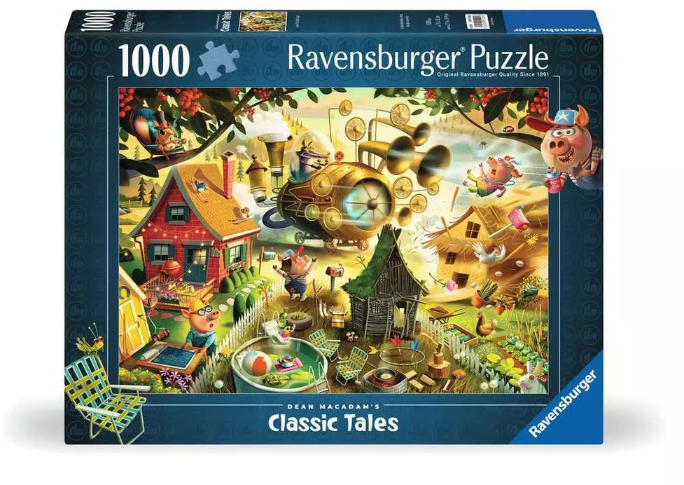 Ravensburger - Dėlionė Saugokis paršelių 1000p (12001004)