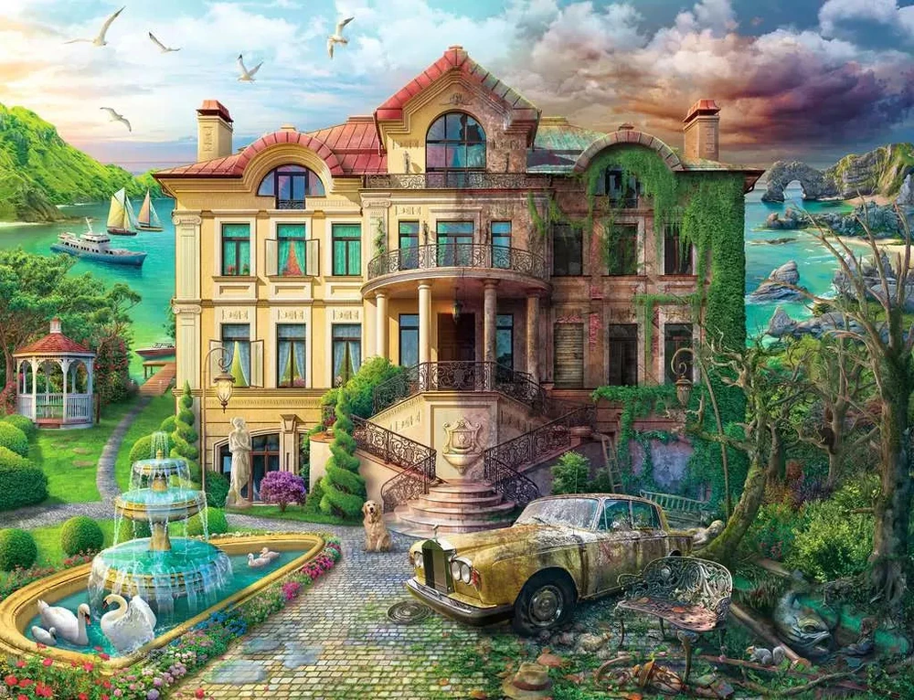 Ravensburger Dėlionė 2000 vnt. - Dvaras