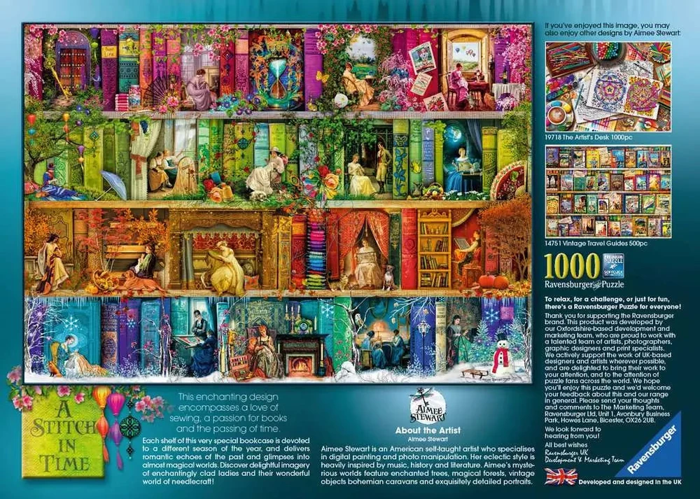 Ravensburger dėlionė „Siuvimo reikmenų lentyna“, 1000 det.